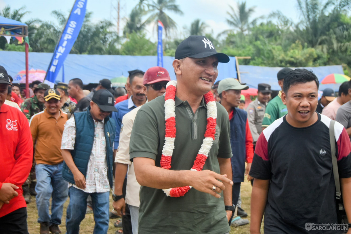 26 Juli 2025 - Pembukaan Turnamen Semi Open Voly di Lapangan Moneng Janggut Desa Sepintun