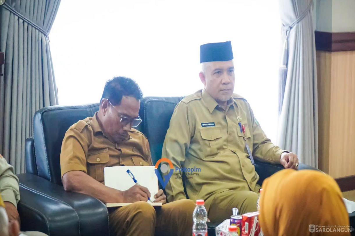 11 Agutstus 2026 Audiensi dengan Legium Veteran Republik Indonesia dan Pengurus Daerah Pemuda Panca Marga Provinsi Jambi di Ruang Kerja Wakil Bupati Sarolangun