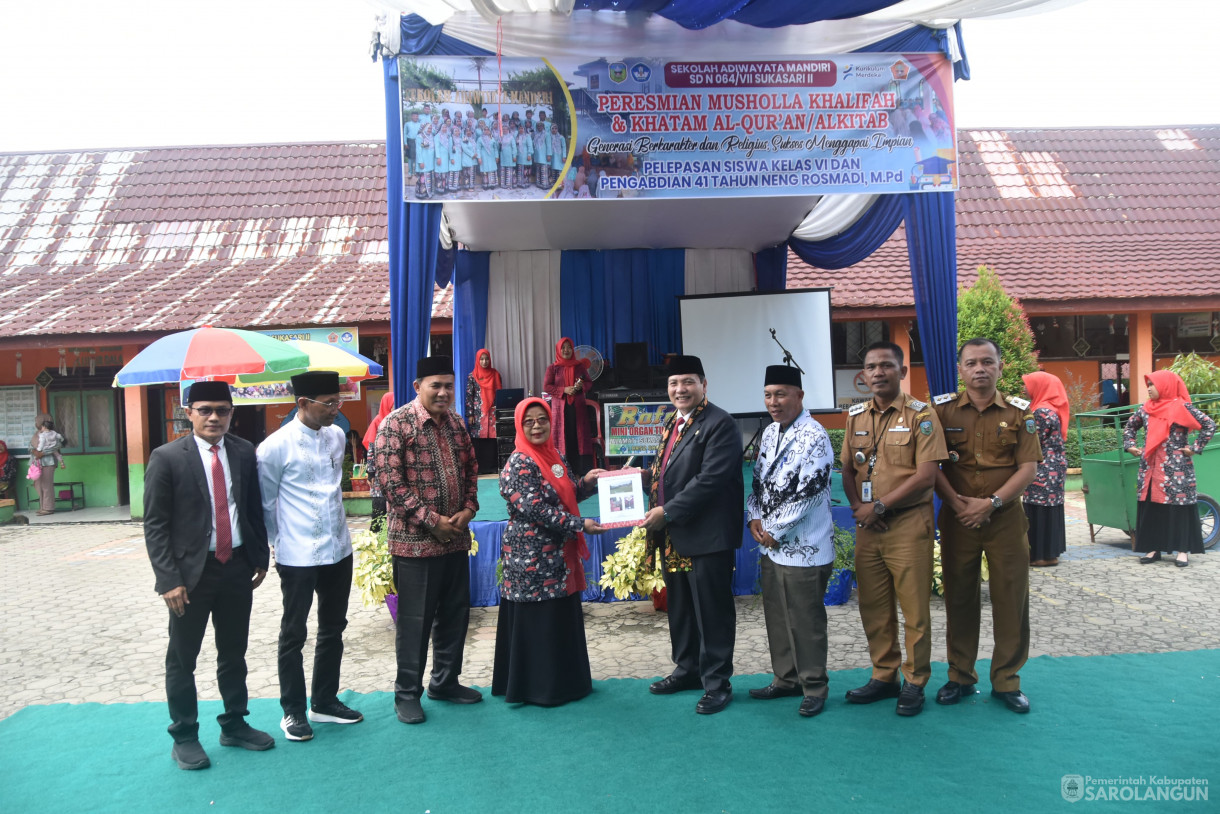 6 Mei 2024 - Peresmian Musholla Khalifah dan Khatam Alquran Di SDN 64 VII Sukasari