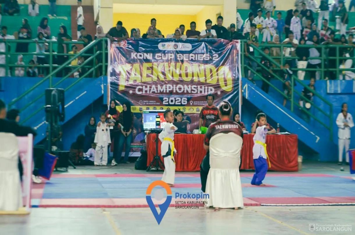 22 Agustus 2026 Pembukaan Kejuaraan KONI CUP SERIES 2 Taekwondo Championship Tahun 2026