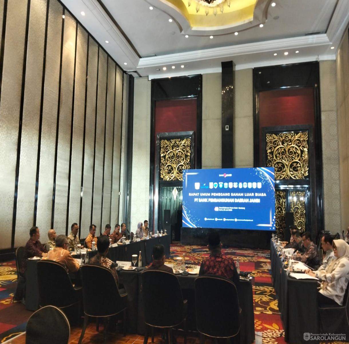 8 Juni 2026 Rapat Umum Pemegang Saham Luar Biasa PT Bank Pembangunan Daerah Jambi di Bandung