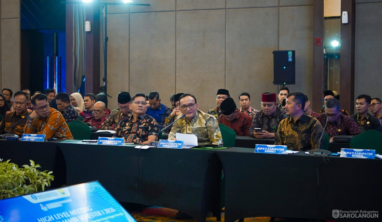 27 Februari 2026&nbsp;High Level Meeting TPID Provinsi Jambi Semester I 2026