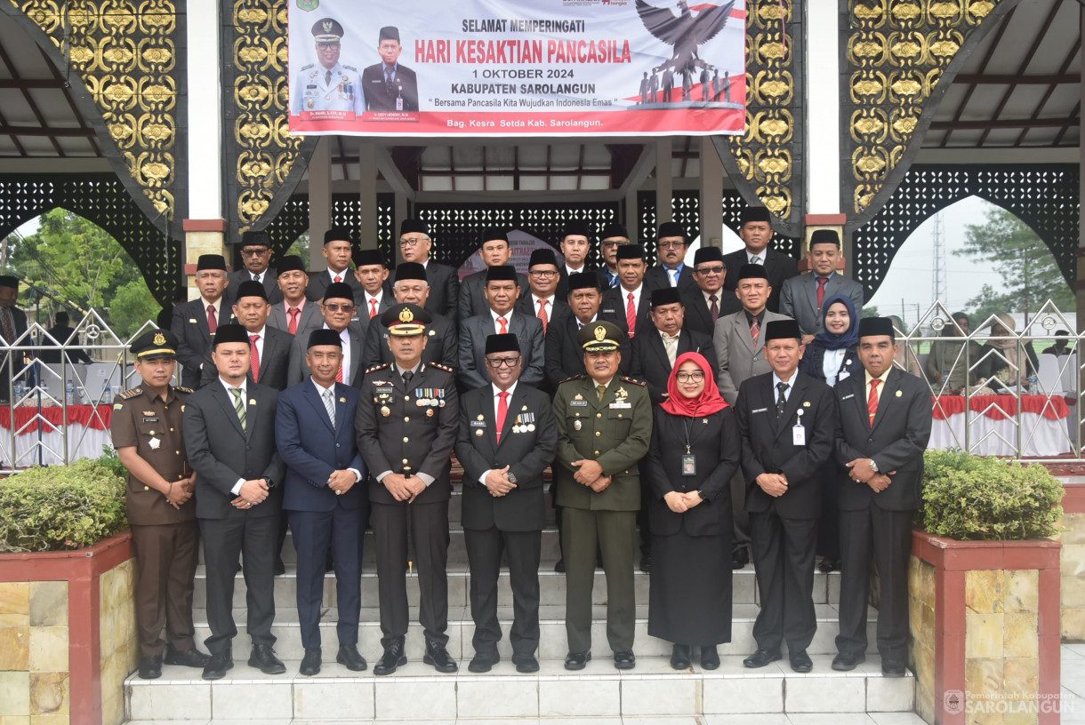 1 Oktober 2024 -&nbsp;Upacara Peringatan Hari Kesaktian Pancasila, Bertempat di Lapangan Gunung Kembang Sarolangun