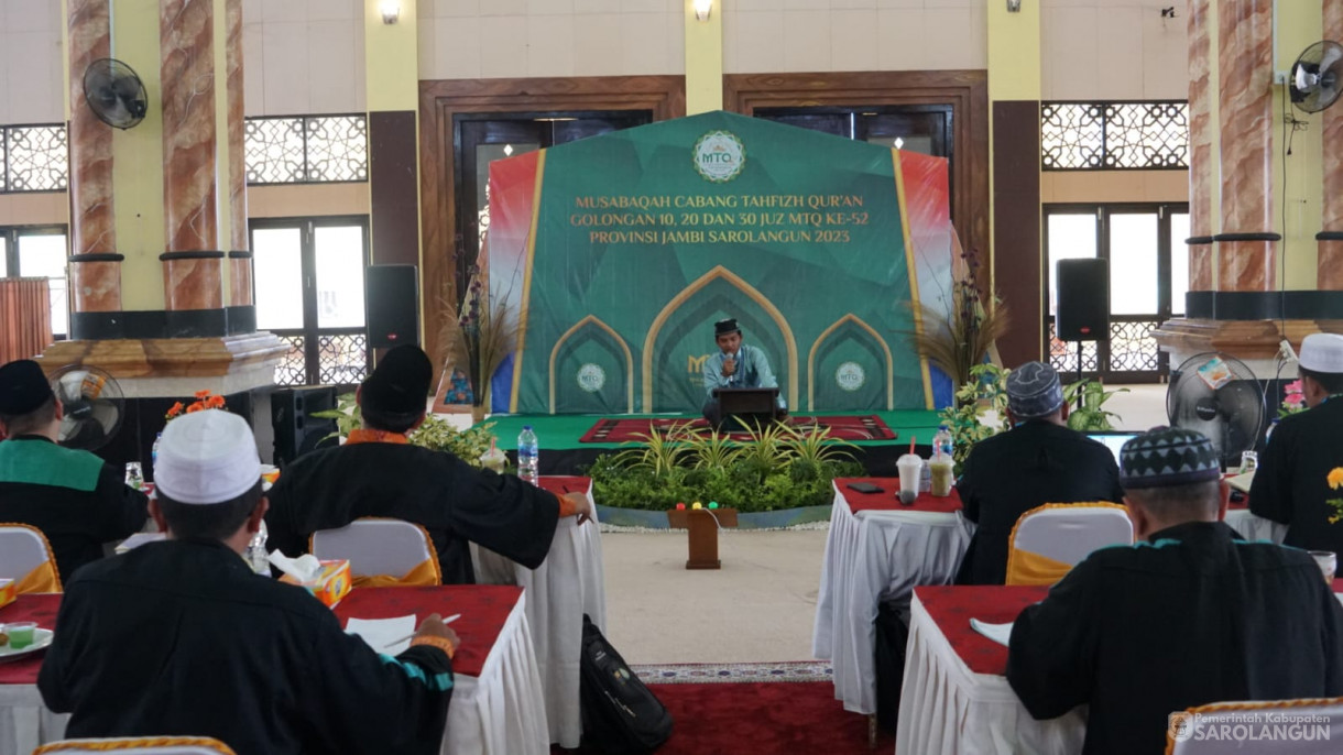 27 Agustus 2023 Final MTQ Ke 52 Tingkat Provinsi Jambi di Kabupaten Sarolangun