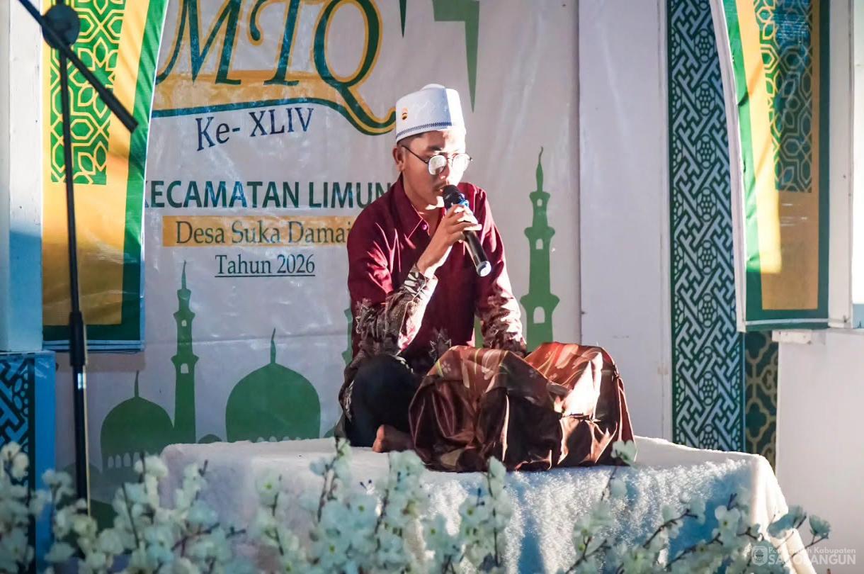 27 Juni 2026 Pembukaan MTQ Tingkat Kecamatan Limun di Desa Sukadamai Kecamatan Limun