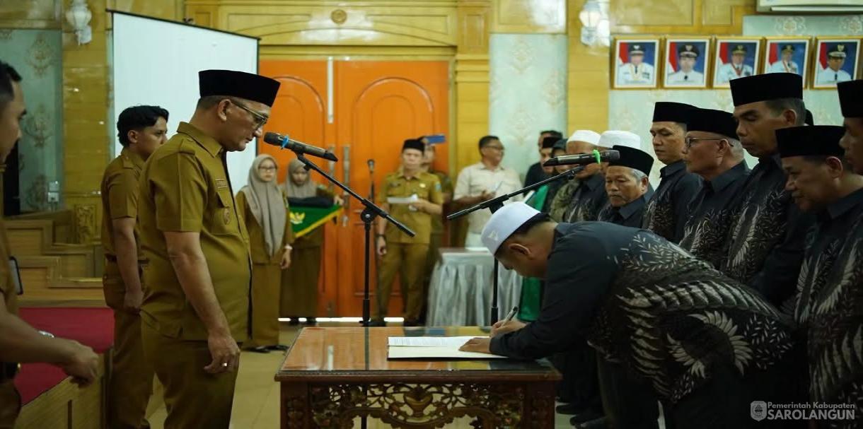 13 Juli 2026 Pelantikan Dewan Hakim dan Panitera Musabaqah Tilawah Quran Ke XXII Tingkat Kabupaten Sarolangun Tahun 2026