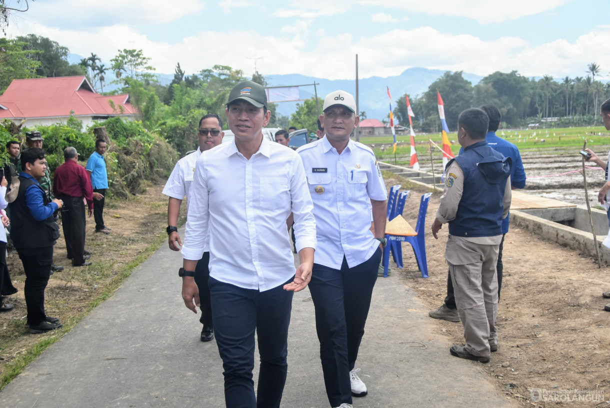 23 Juli 2025 - Kunjungan Kerja Menteri Pertanian RI Dalam Rangka Mendukung Pelaksanaan Program Swasembada pangan di Desa Tanjung Mudo Kecamatan Sitinjau Laut Kabupaten Kerinci