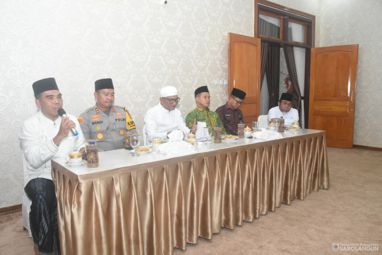 4 September 2025 Silaturahmi dengan Pimpinan Pondok Pesantren sekabupaten Sarolangun di Rumah Dinas Bupati Sarolangun