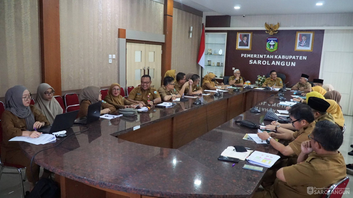 23 Februari 2026&nbsp;Rapat Tindak Lanjut Atensi MCSP KPK RI Tahun 2025 di Ruang Pola Utama Kantor Bupati Sarolangun
