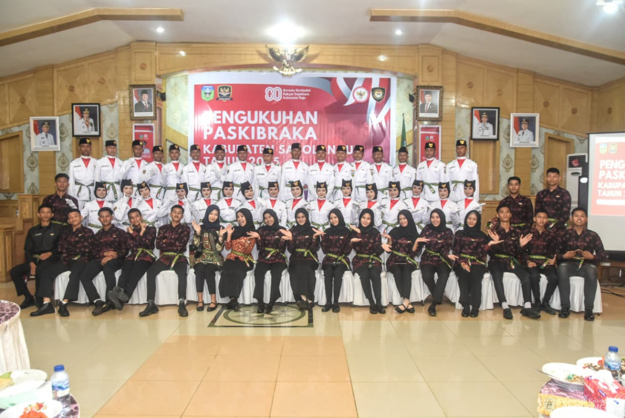 15 Agustus 2025 Pengukuhan Paskibraka Kabupaten Sarolangun