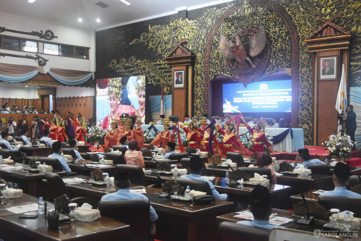 6 Januari 2025 - Rapat Paripurna Dalam Rangka Memperingati HUT Provinsi Jambi Ke 68, Bertempat di Ruang Rapat Paripurna DPRD Provinsi Jambi