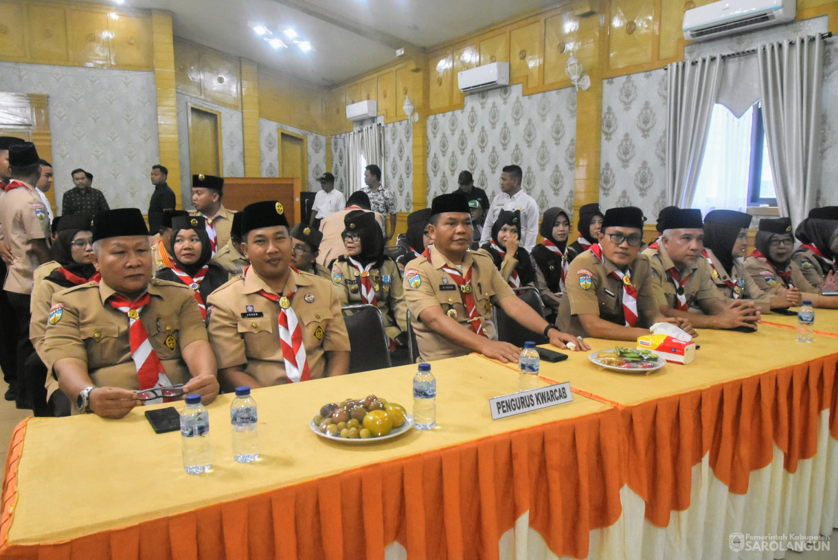 9 Juli 2025 -&nbsp;Pelantikan Ketua Majelis Pembimbing Cabang dan Wakil Ketua Majelis Cabang Gerakan Pramuka Sarolangun