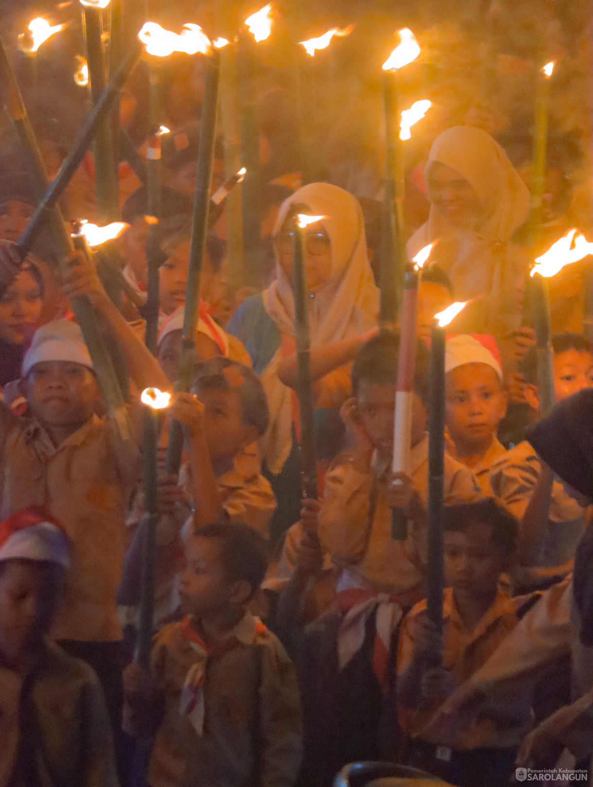 16 Agustus 2024 - Upacara Pawai Obor, Bertempat di Rumah Dinas Bupati Sarolangun