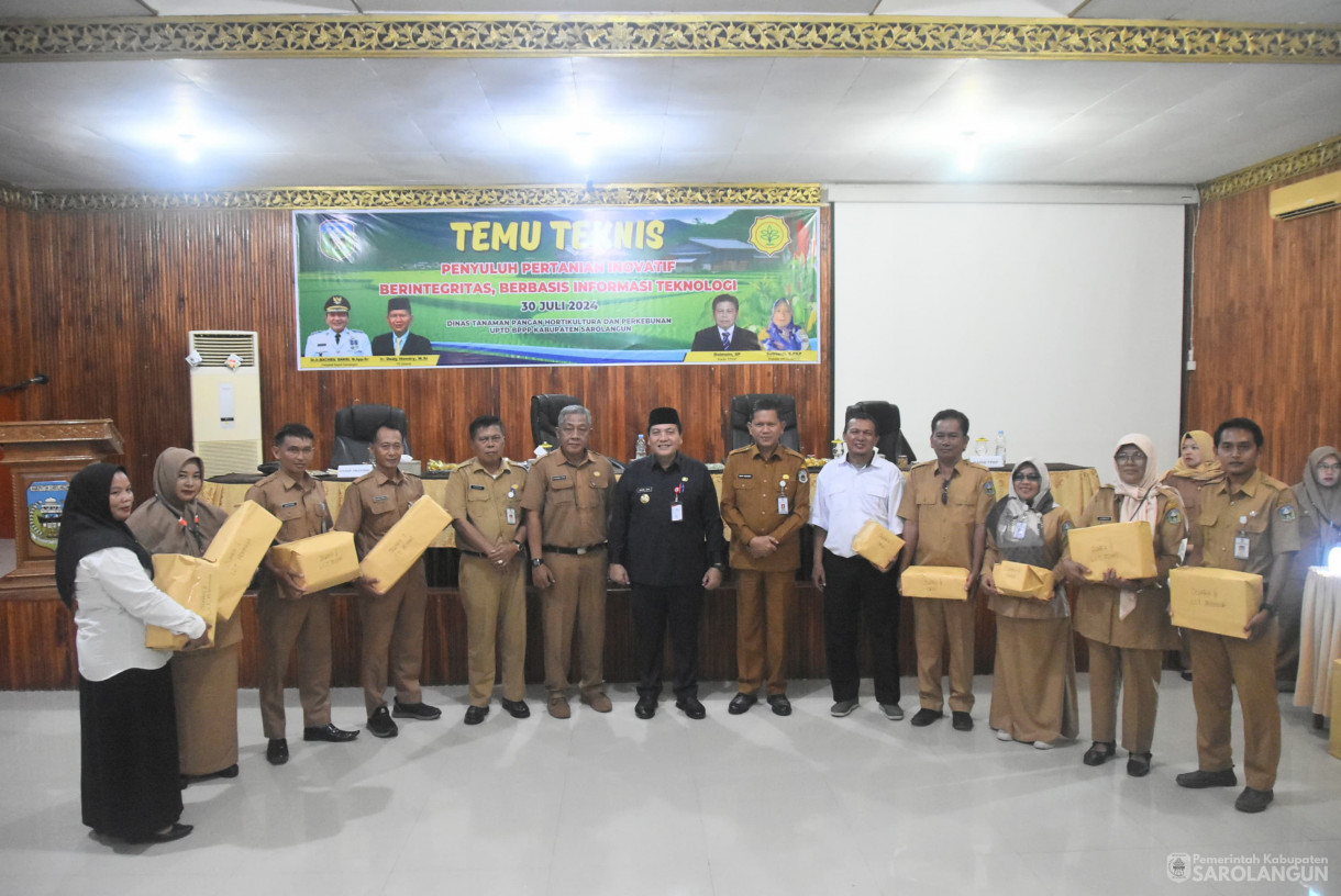 30 Juli 2024 -&nbsp;Temu Teknis Penyuluh Pertanian SeKabupaten Sarolangun, Bertempat di Aula Bappeda Sarolangun