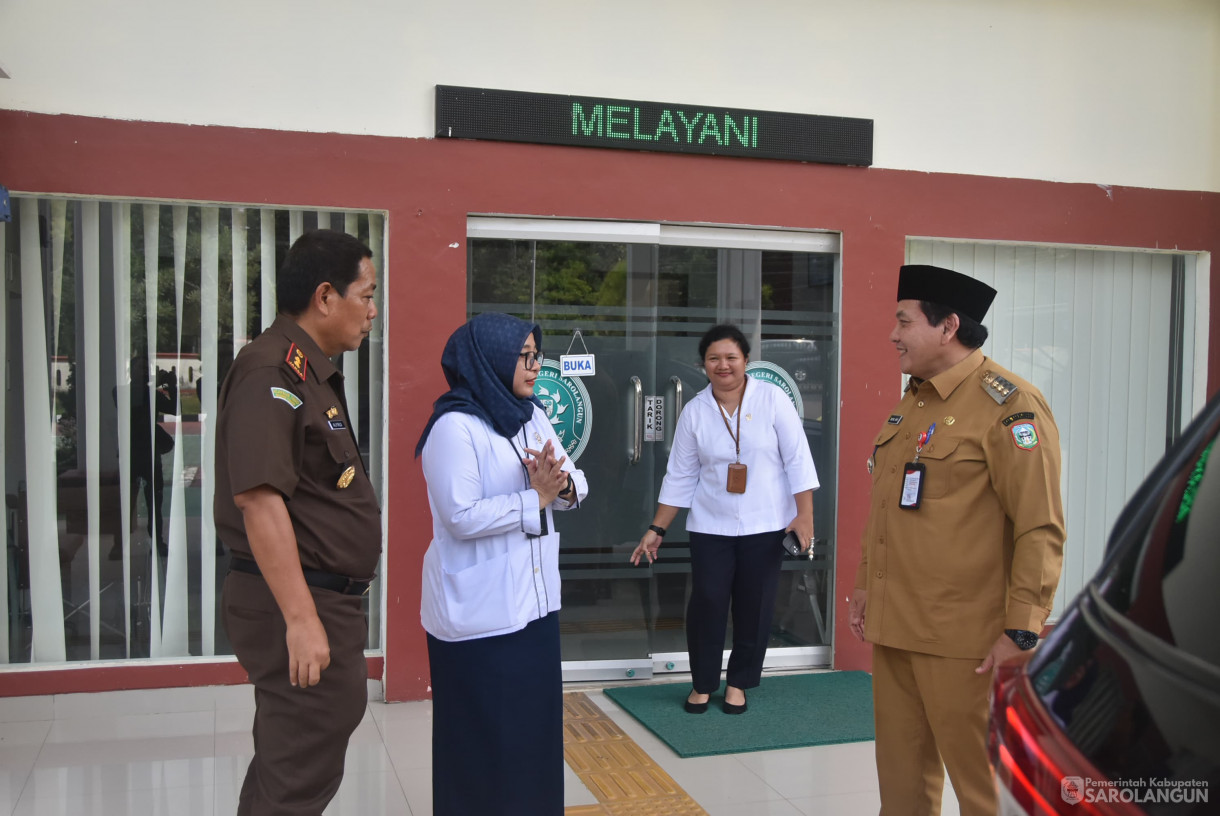 29 Juli 2024 -&nbsp;Koordinasi Dengan Forkopimda, Bertempat di Kantor Kejaksaan Negeri Sarolangun dan Pengadilan Negeri Sarolangun