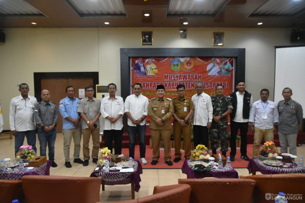 18 Desember 2023 - Musyawarah Olahraga Kabupaten Di Aula Hotel Abadi Sarolangun