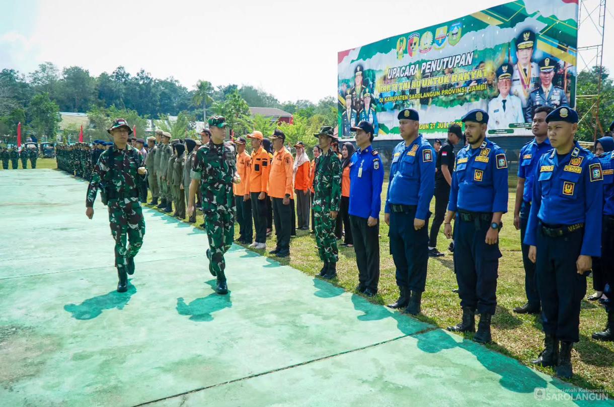 27 Juli 2026 Upacara Penutupan Karya Bhakti Skala Besar di Lapangan Gunung Kembang Sarolangun