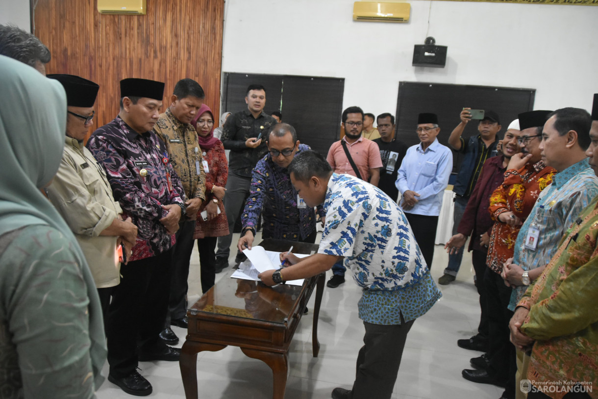 16 Februari 2024 - Forum Konsultasi Publik Rancangan Awal RKPD Kabupaten Sarolangun Di Aula Bappeda Sarolangun