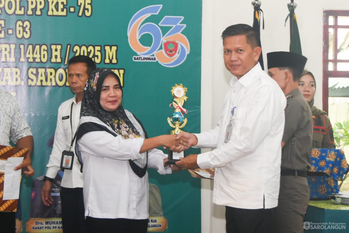 30 April 2025 - Syukuran HUT Satpol PP Ke 75 Tahun dan Satlinmas ke 63