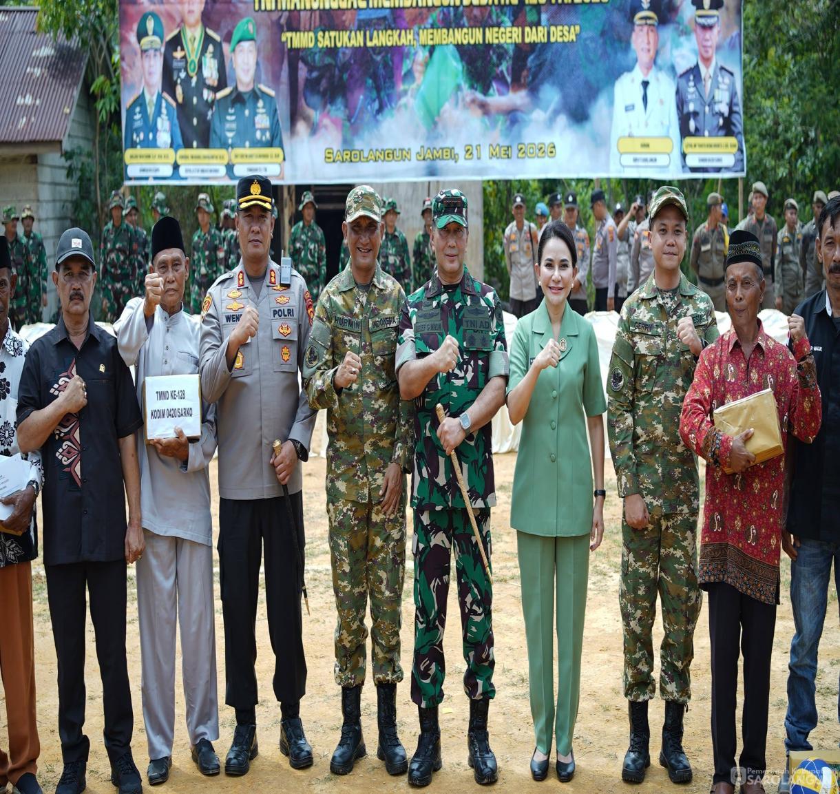 21 Mei 2026 Upacara Penutupan TNI Manunggal Membangun Desa ke 128 TA 2026, di desa Seko besar Kecamatan Pauh