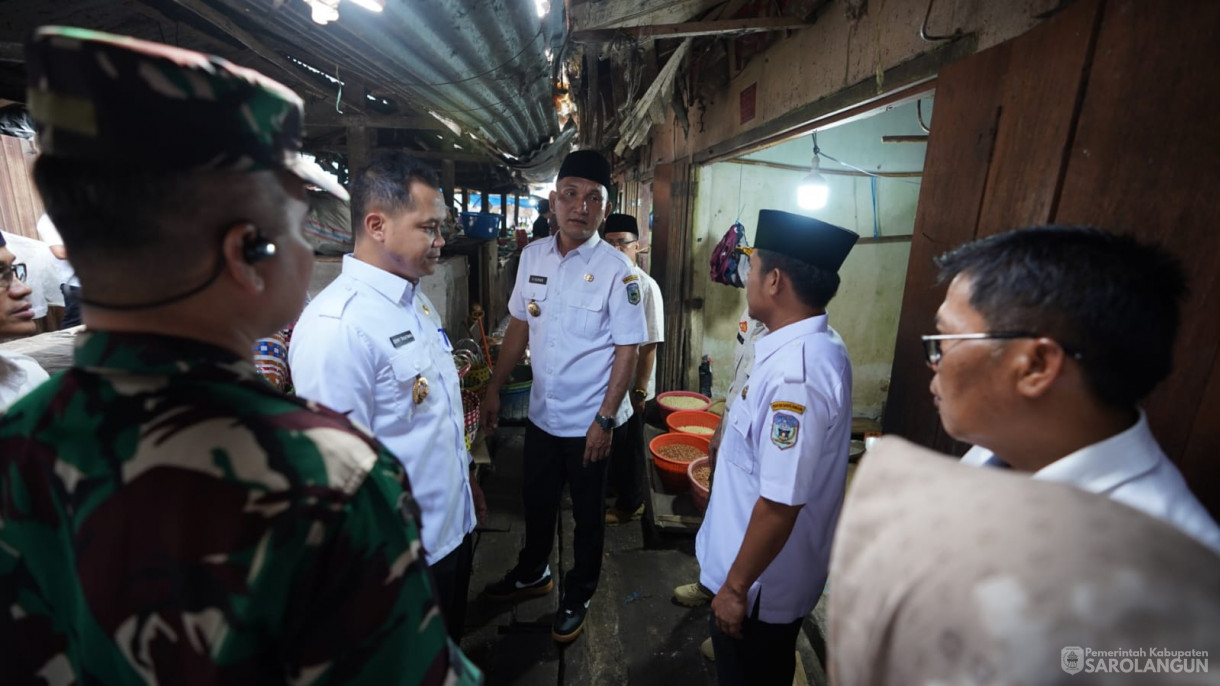 26 Maret 2025 -&nbsp;Sidak Pasar Menjelang Hari Raya Idul Fitri di Pasar Atas Sarolangun