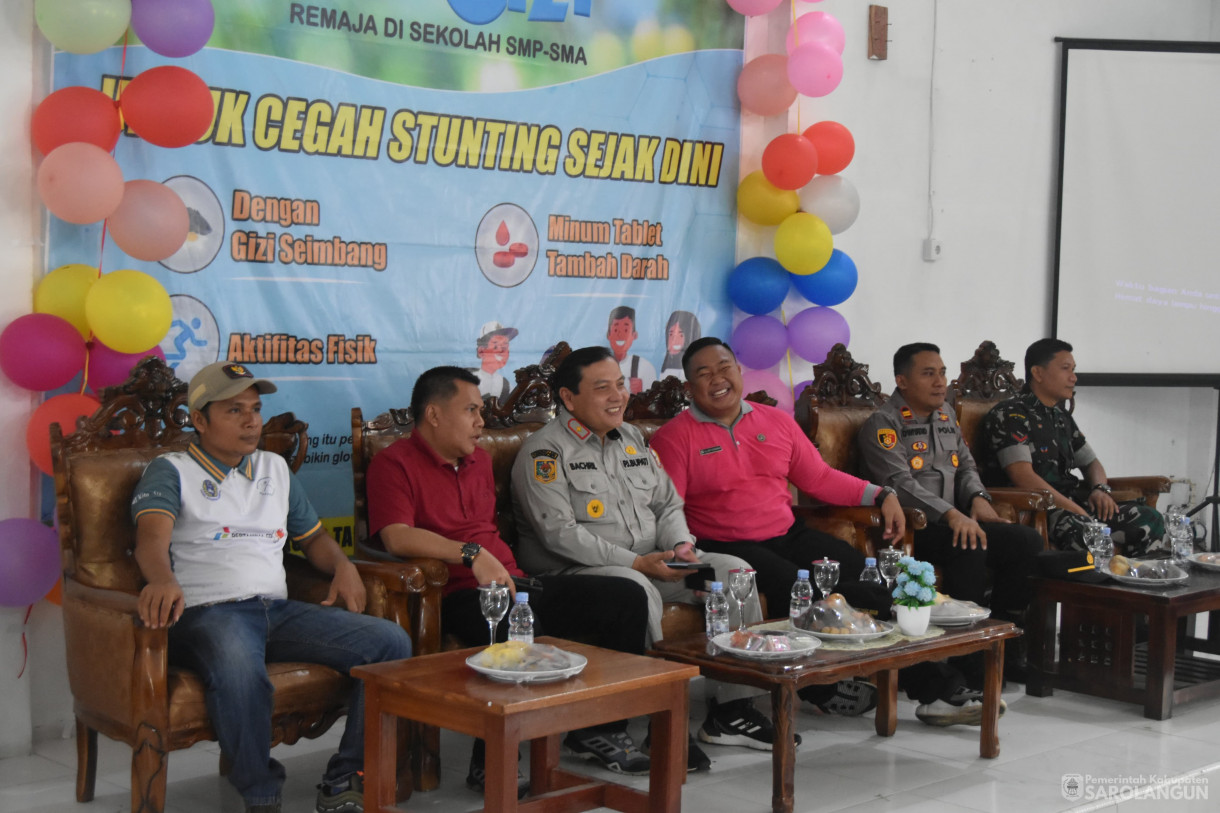 1 Desember 2023 - Gerakan Aksi Bergizi Remaja Di Sekolah Smp dan Sma Untuk Cegah Stunting Sejak Dini Diaula Desa Sungai Baung Sarolangun