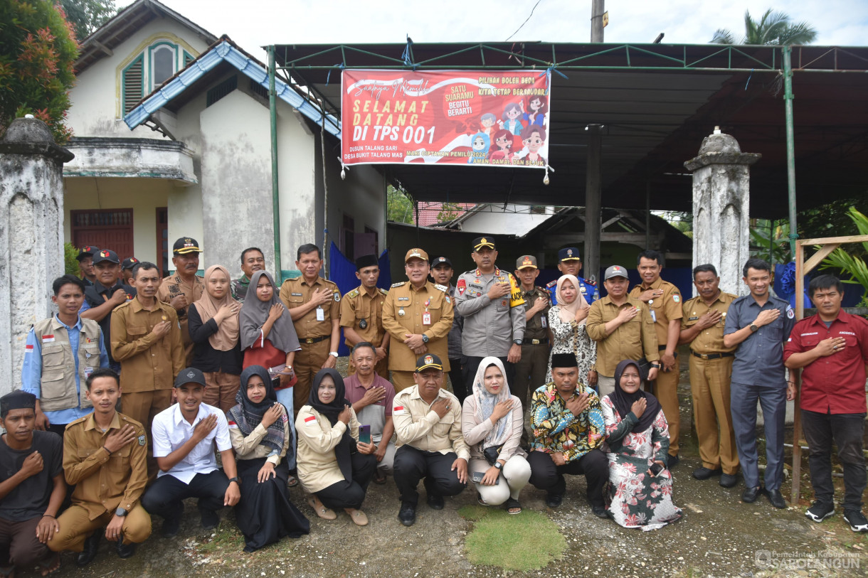 12 Februari 2024  - Meninjau Tps Beberapa Desa Di Kecamatan Singkut