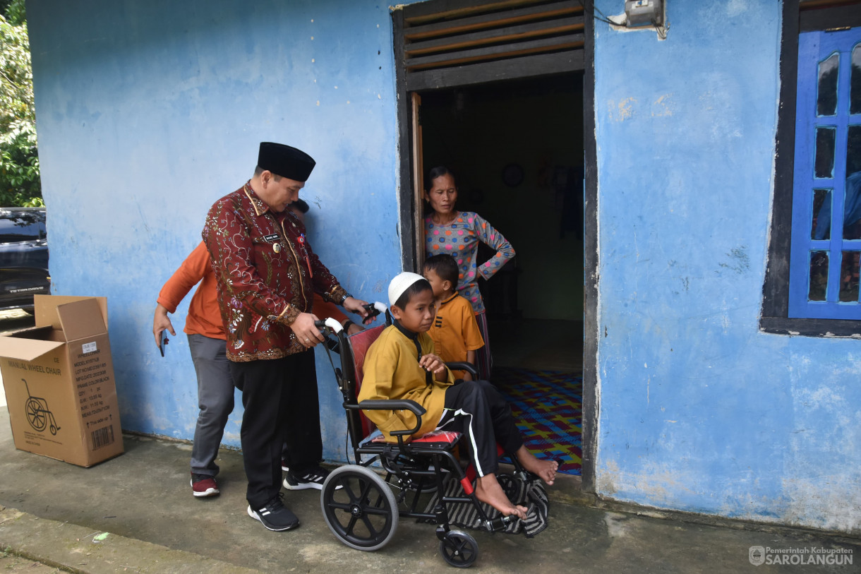 4 Februari 2024 - Penyerahan Bantuan Untuk Penyandang Disabilitas Di Kecamatan Air Hitam