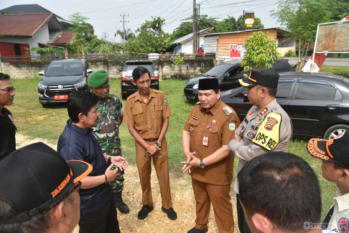 15 Januari 2024 - Meninjau Posko Penanggulangan Bencana Hidrometeorologi Kabupaten Sarolangun