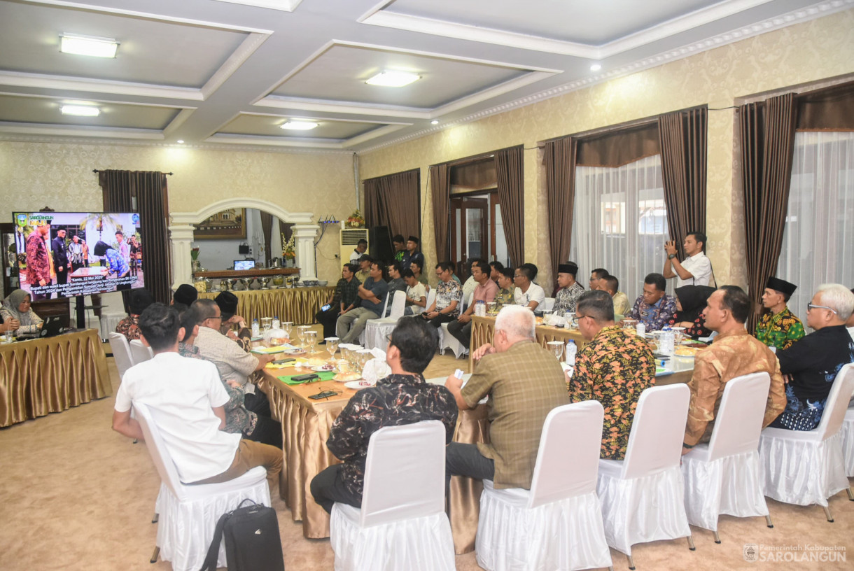 13 Juni 2025 -&nbsp;Ekspose Program 100 Hari Kerja Bupati dan Wakil Bupati Sarolangun Periode 2025 sd2030
