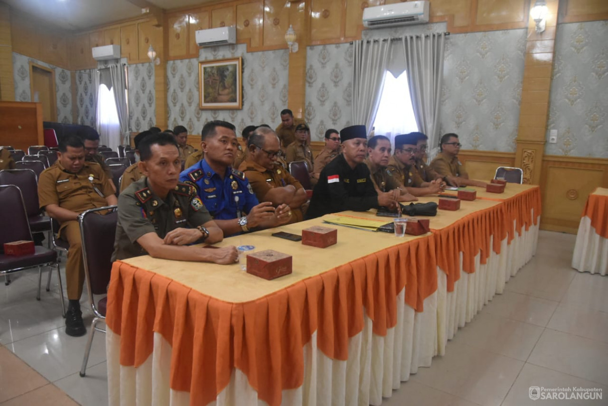 11 Februari 2025 - Penyerahan Secara Langsung DPA Seluruh OPD Se Kabupaten Sarolangun Bertempat di Ruang Aula Utama Kantor Bupati Sarolangun 