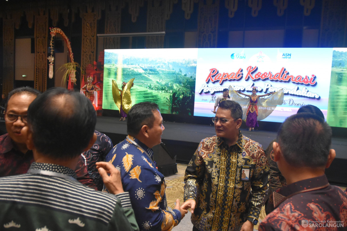 6 Februari 2024 - Rapat Koordinasi Pengawasan Dan Pengendalian Menuju Birokrasi Berkelas Dunia Di The Stones Hotel Bali
