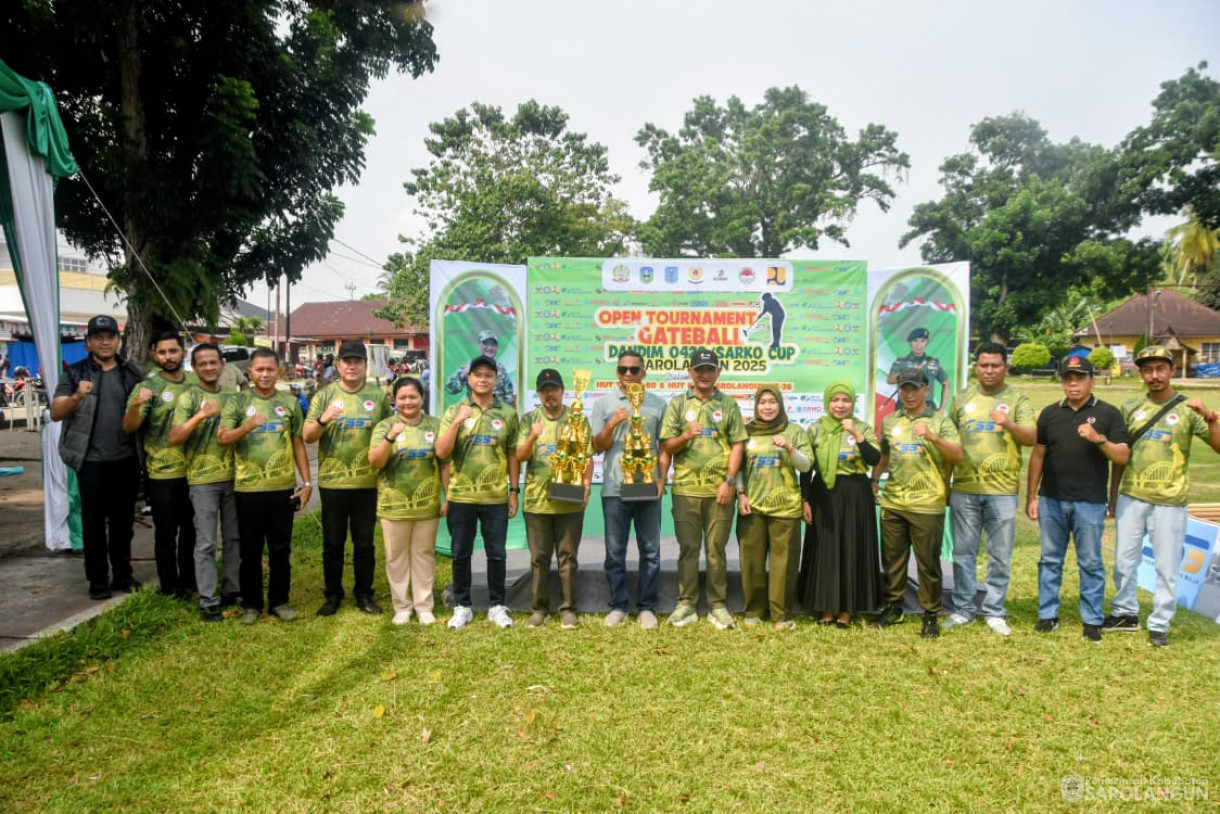 26 September 2025&nbsp; Open Tournament Gateball Dandim 0420 Sarko Sarolangun Tahun 2025 di Laman Basamo