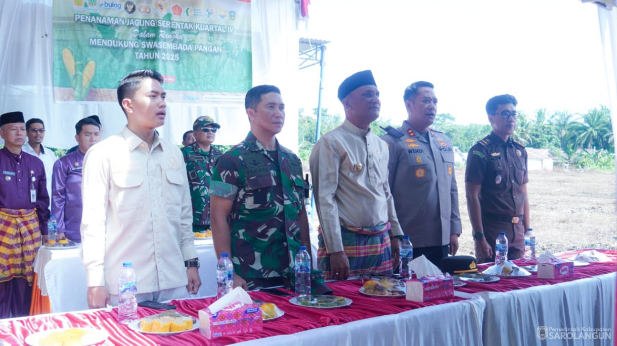 8 Oktober 2025 Bupati Sarolangun bersama Forkopimda Sarolangun Lakukan Penanaman Jagung Serentak Kuartal IV
