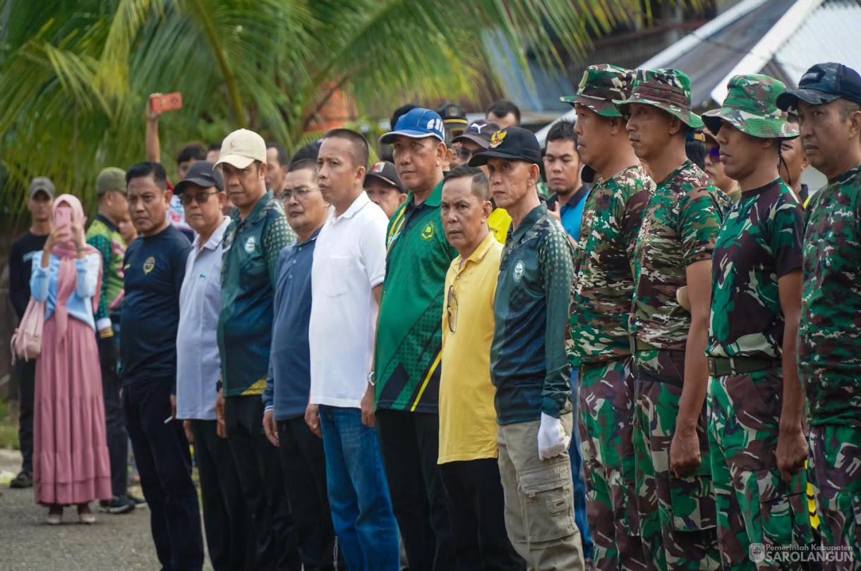 17 Juli 2026 Gotong Royong Perbaikan Jalan dalam Rangka Karya Skala Besar TNI 2026 di Desa Lubuk Sayak Kecamatan Pelawan