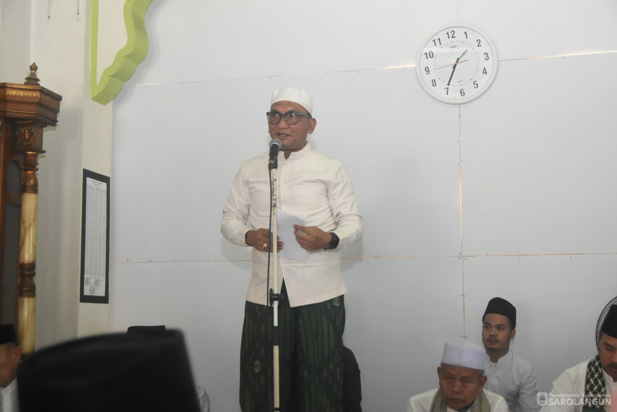 25 Juli 2025 - Sholat Jumat Berjamaah dan Sedekah Turun Betaun Masyarakat Desa Tanjung di Masjid Al Muawwanah Desa Tanjung