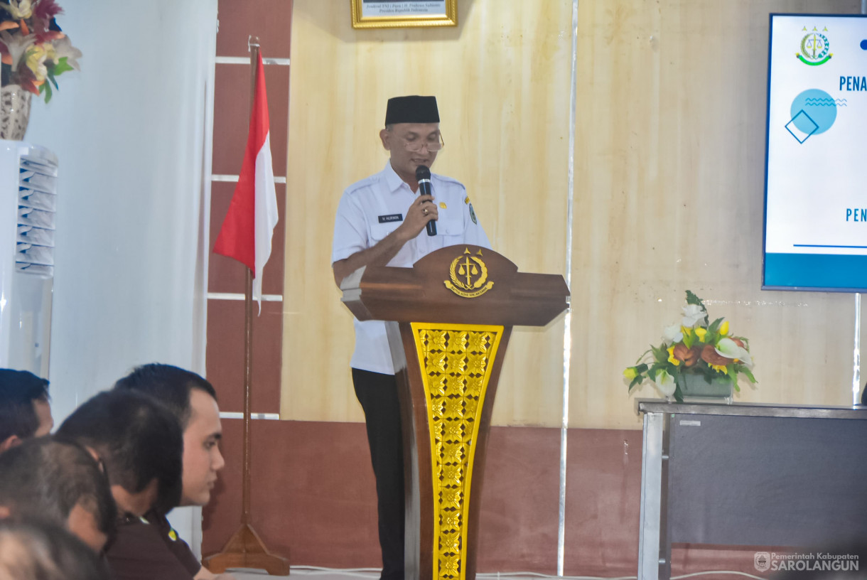 26 Maret 2025 - Penandatanganan Nota Kesepakatan dan Perjanjian Kerjasama Kepala Kejaksaan Negeri Sarolangun Dengan Bupati Sarolangun Dalam Rangka Sinergitas Pelaksanaan Tugas Dan Fungsi Pengawalan, Pengawasan dan Pemanfaatan Dana Desa di Aula Kejaksaa