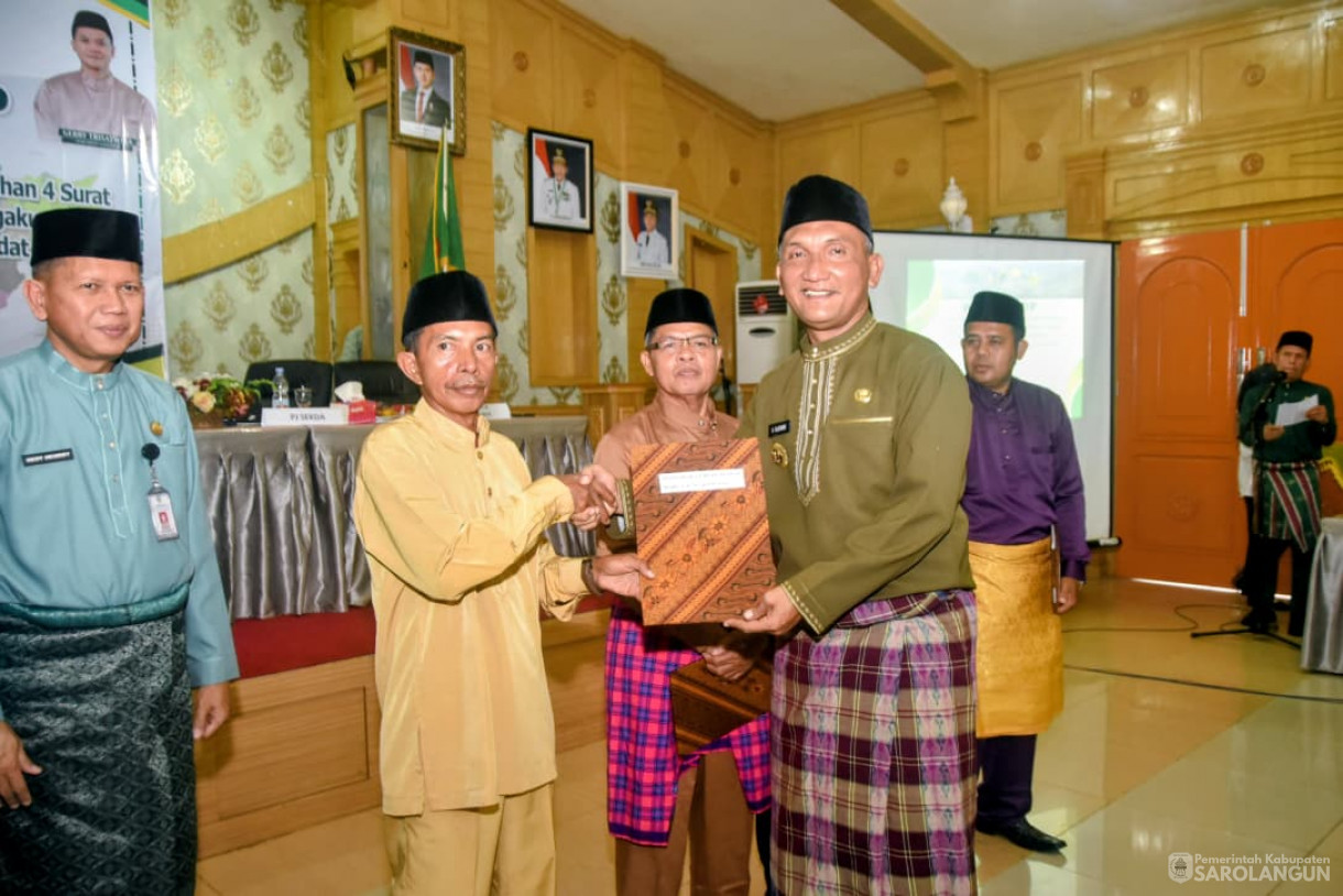 24 September 2025 Workshop Persiapan Verifikasi TeknisMenuju Pengakuan Hutan Adat dan Penyerahan 4 Surat Keputusan Bupati Sarolangun tentang Pengakuan dan Perlindungan Masyarakat Hukum Adat