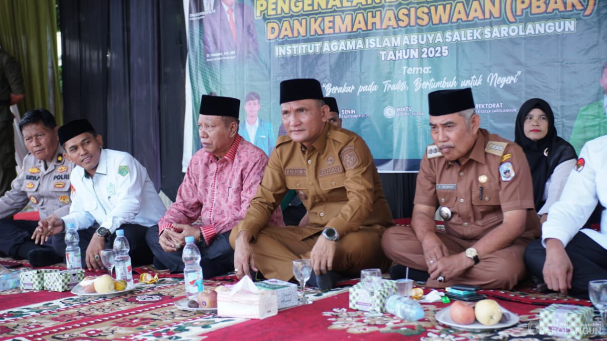 1 September 2025&nbsp; Bupati Sarolangun&nbsp; Membuka acara Pengenalan Budaya Akademik Dan Kemahasiswaan&nbsp; Institut Agama Islam Abuya Salek Sarolangun Tahun 2025 Bertempat di Kampus Institut Agama Islam Abuya Salek, Kecamatan Pelawan