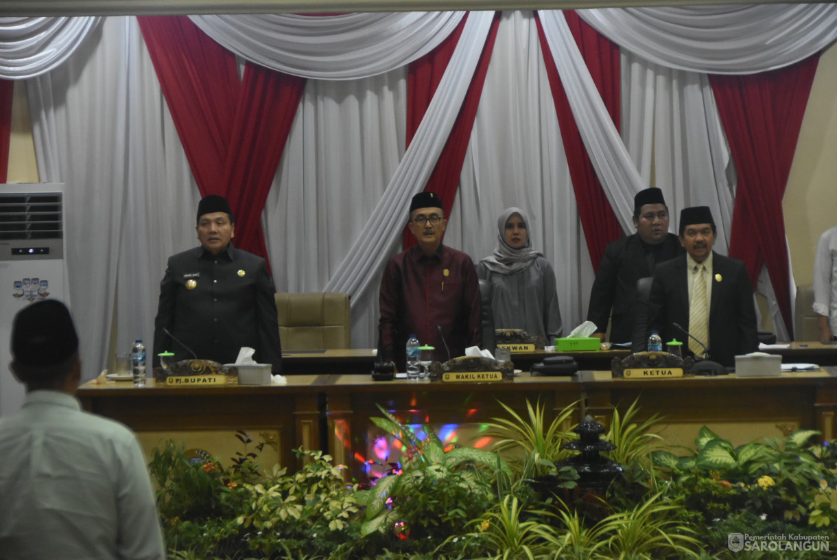 16 Agustus 2024 -&nbsp;Rapat Paripurna Tingkat 2, Bertempat di Gedung DPRD Kabupaten Sarolangun