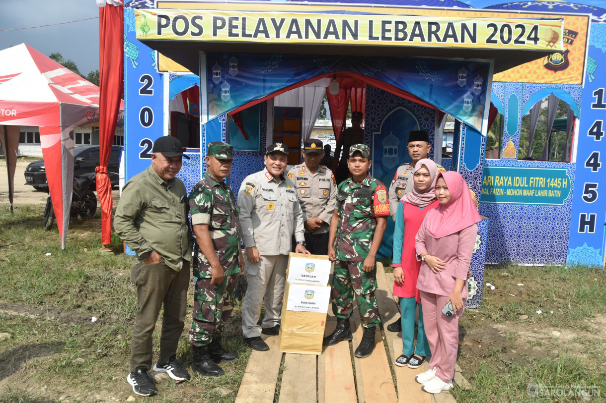 9 April 2024 - Monitoring POS Pelayanan Lebaran 2024 Di Kabupaten Sarolangun