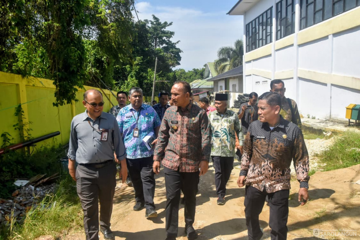 30 Oktober 2025 Peninjauan Proyek PBJ Strategis di RSUD dan Jalan Desa Panti&nbsp; Lubuk Resam