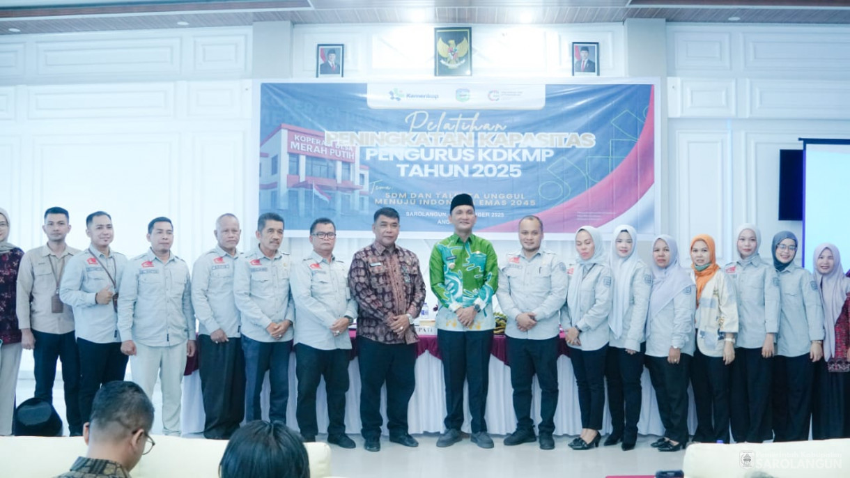 27 November 2025 Pembukaan Pelatihan Dalam Rangka Peningkatan SDM Pengurus Koperasi Merah Putih Desa dan Kelurahan