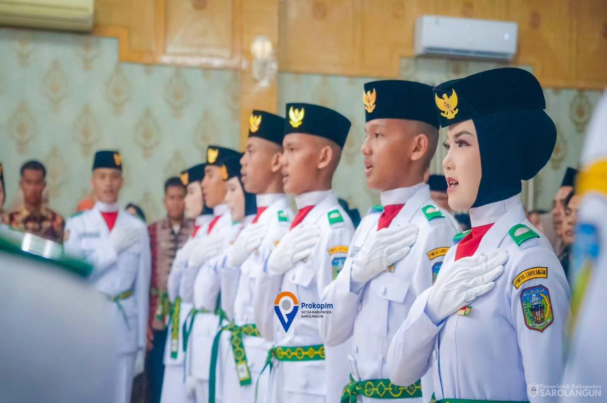 15 Agustus 2026 Pengukuhan Pasukan Pengibar Bendera Pusaka Tingkat Kabupaten Sarolangun Tahun 2026