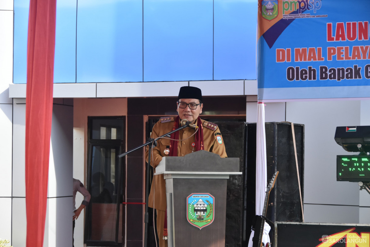 9 Januari 2024 - Launching Pelayanan Terpadu Di Mal Pelayanan Publik Kabupaten Sarolangun Oleh Gubernur Jambi