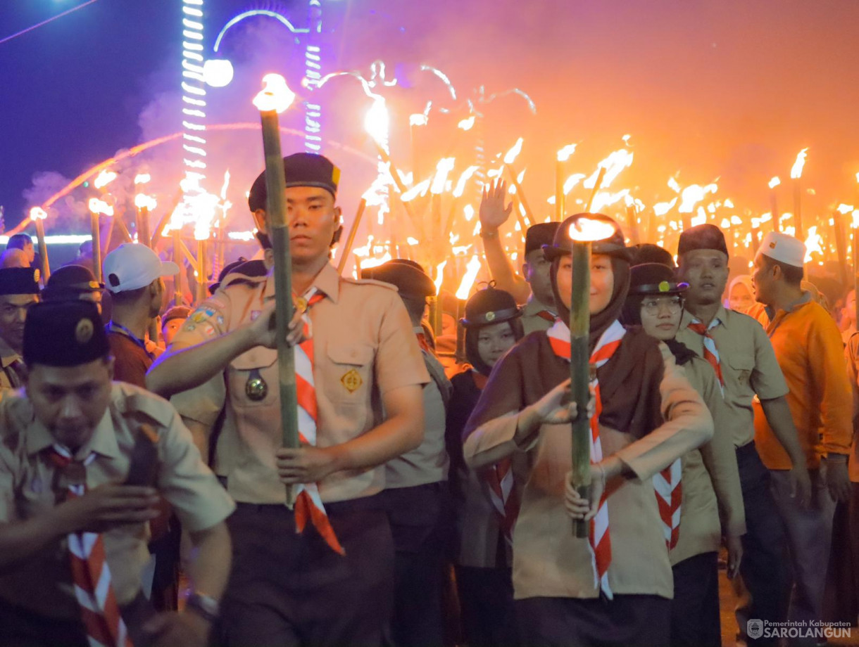 16 Agustus 2024 - Upacara Pawai Obor, Bertempat di Rumah Dinas Bupati Sarolangun