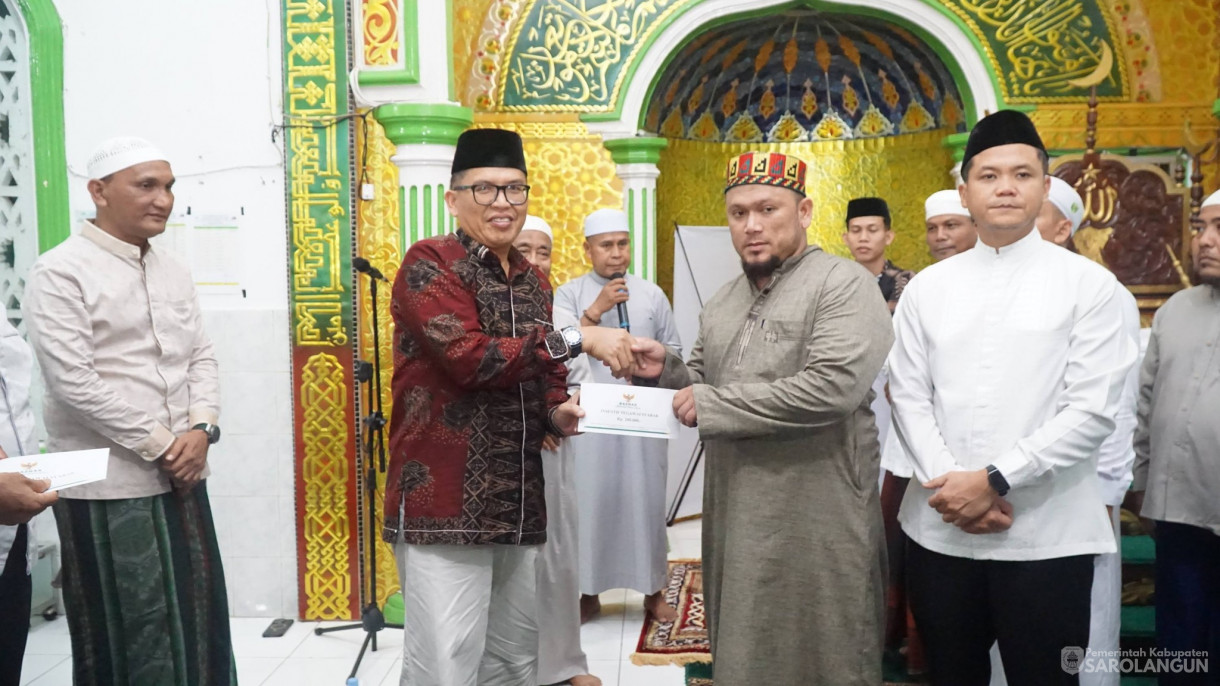 3 Maret 2026&nbsp;Sholat Tarawih Bersama dan Penyerahan Santunan di Masjid Baiturrahman Sri Pelayang