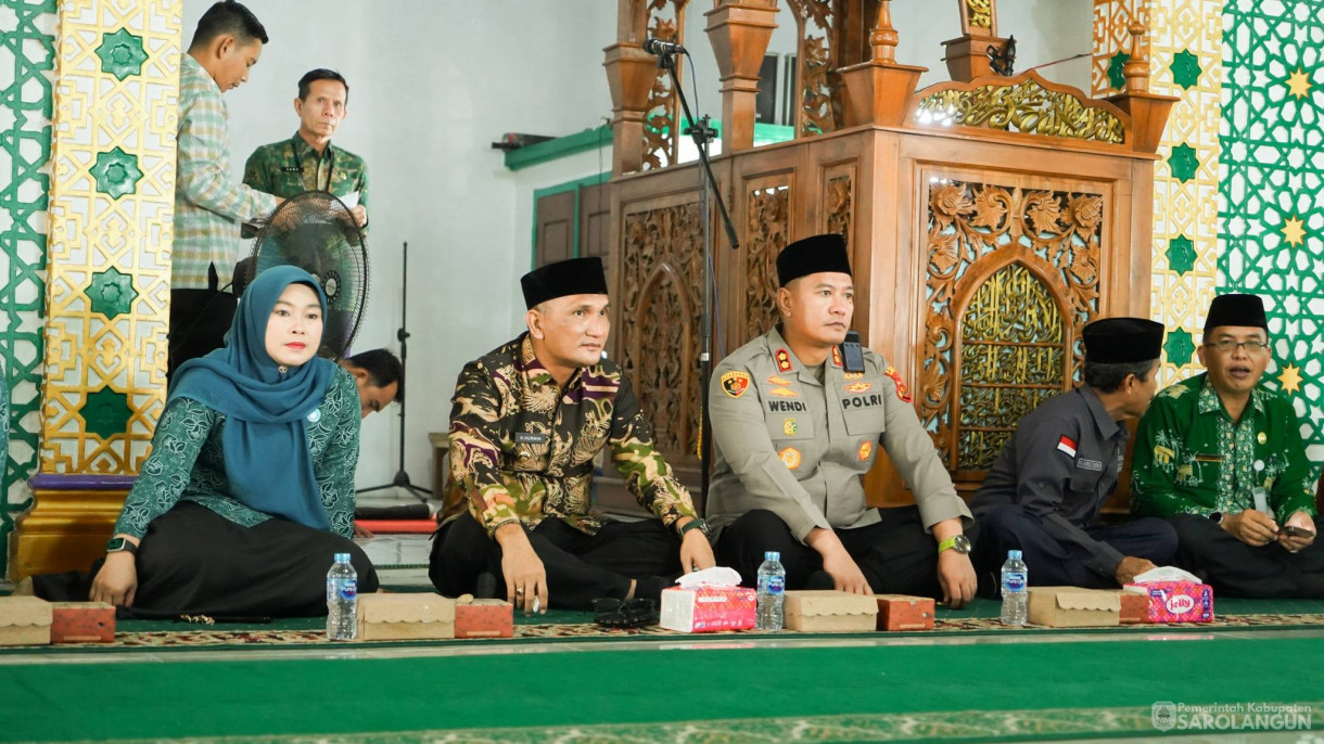 Peringatan HUT Baznas ke 25 di Masjid Attaqwa dusun Bukit Tigo Singkut