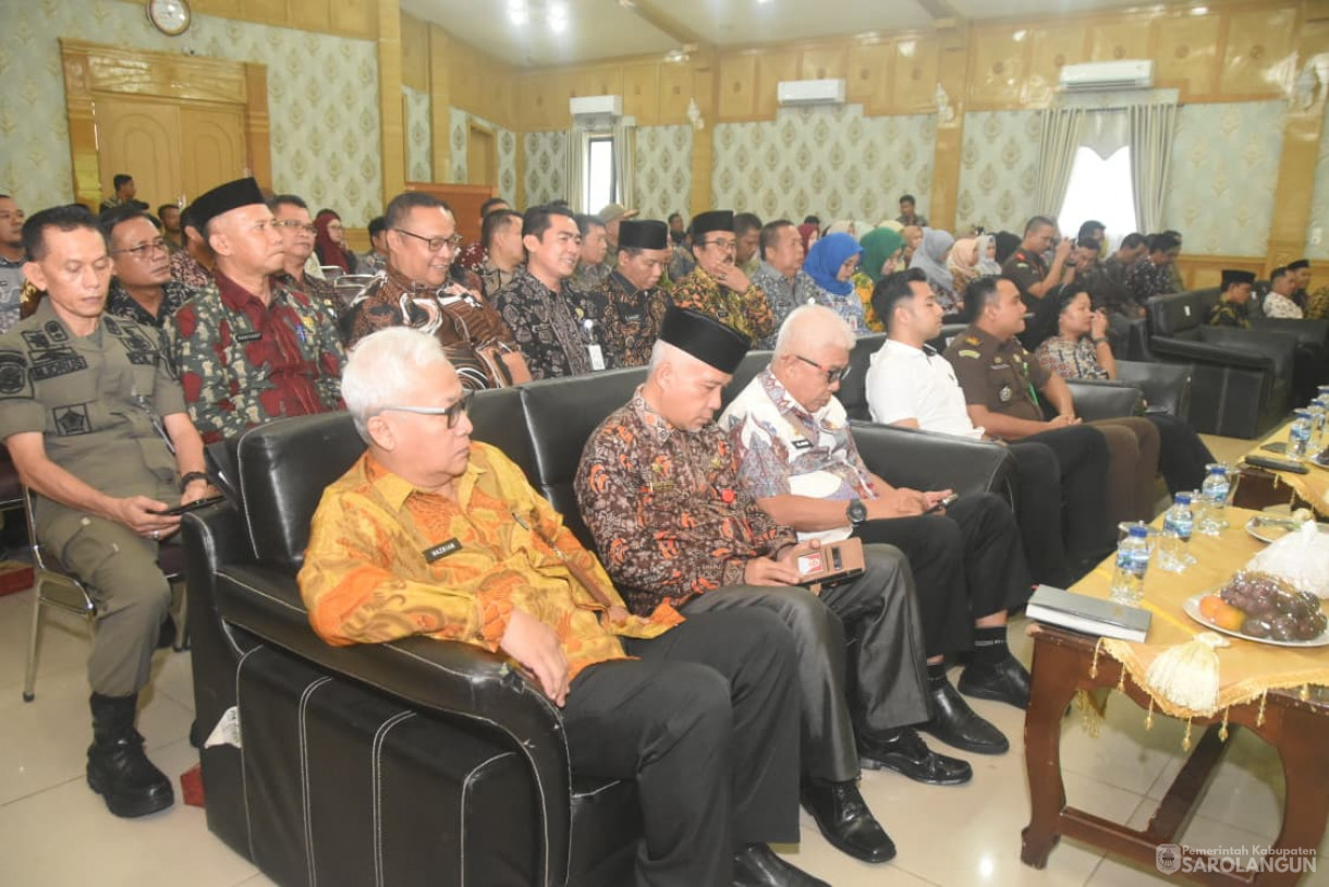 6 November 2025&nbsp; Pembukaan Secara Resmi Kegiatan Sosialisasi Peraturan Pencegahan Korupsi di Kabupaten Sarolangun