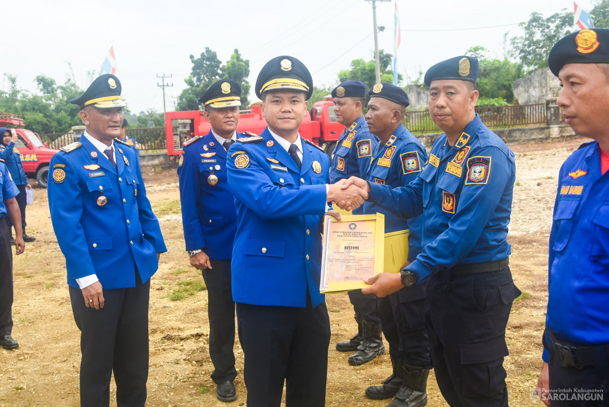 21 April 2025 -&nbsp;Apel Peringatan HUT Damkar Ke 106 Tingkat Kabupaten Sarolangun